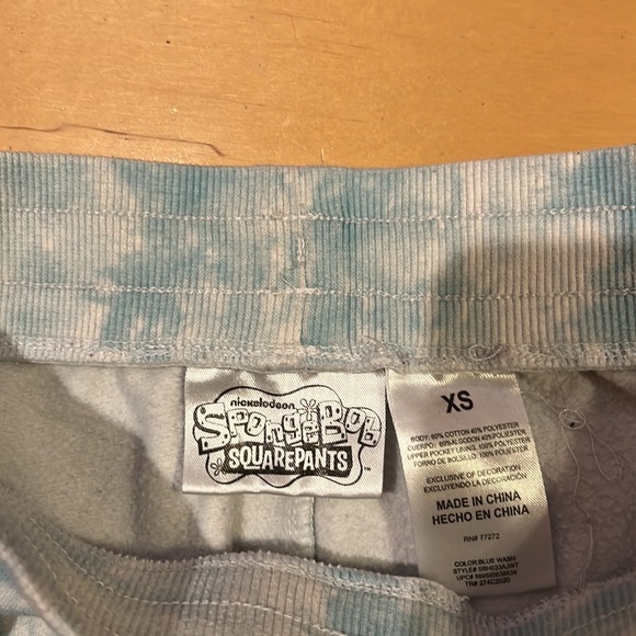 Spongebob squarepants sweatpants size xs - Picture 3 of 5